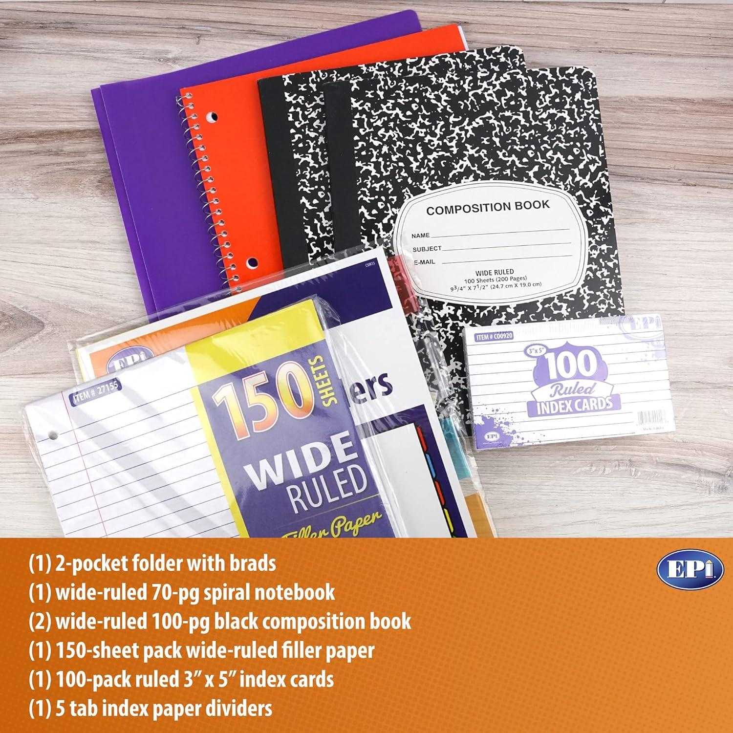 Kit de Suministros Escolares EPI 4to y 5to Grado