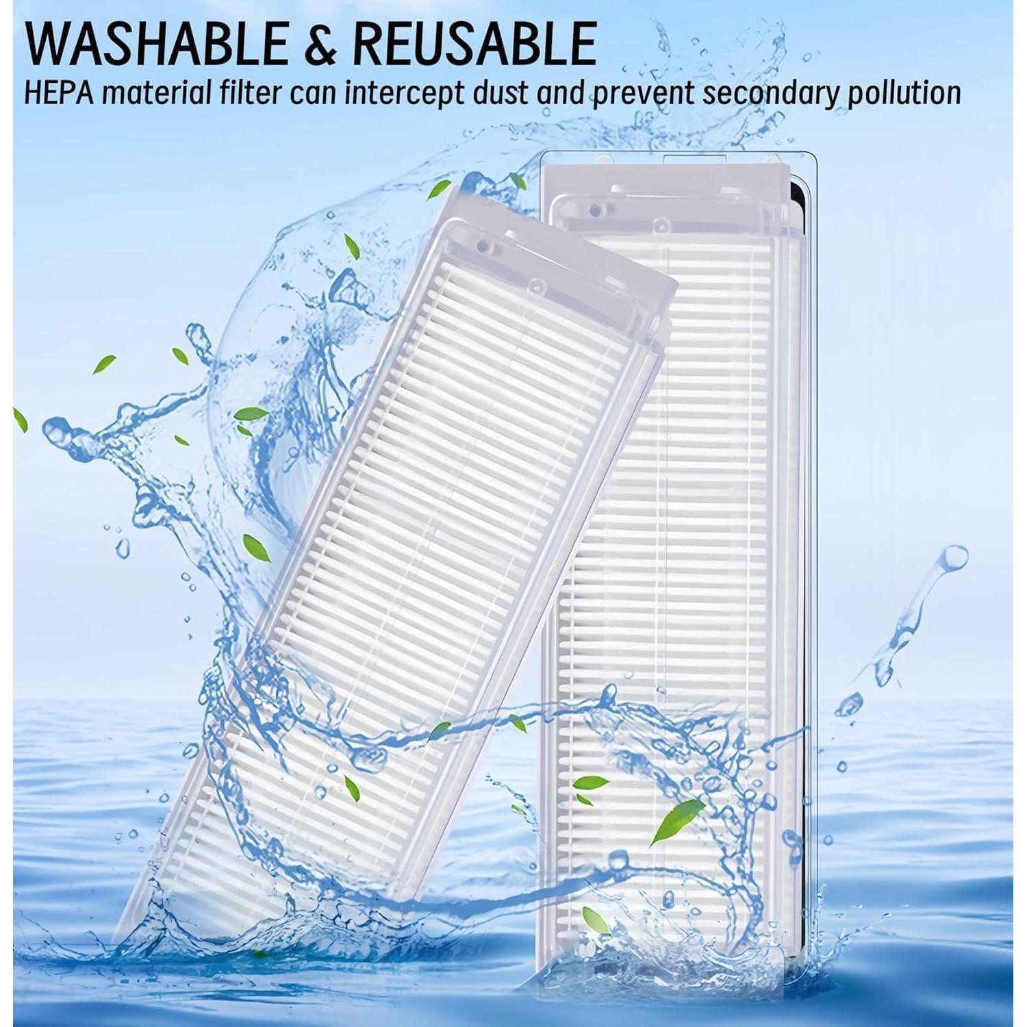 Kit de Repuesto para Aspiradora Xiaomi Mop 2S/P/Pro - 2 Cepillos, 4 Filtros