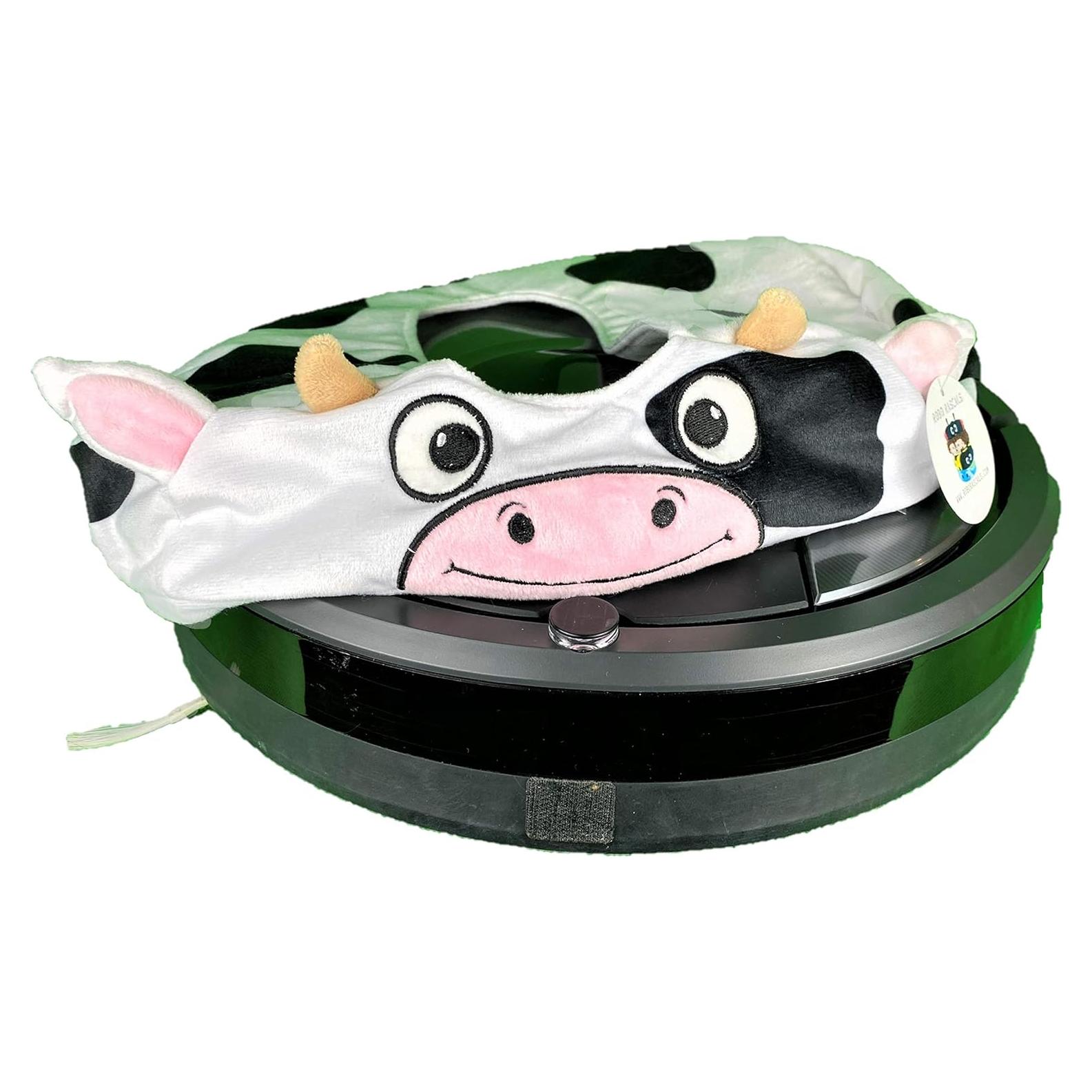 Cubierta Chester la Vaca para Aspiradoras Robóticas iRobot y Shark