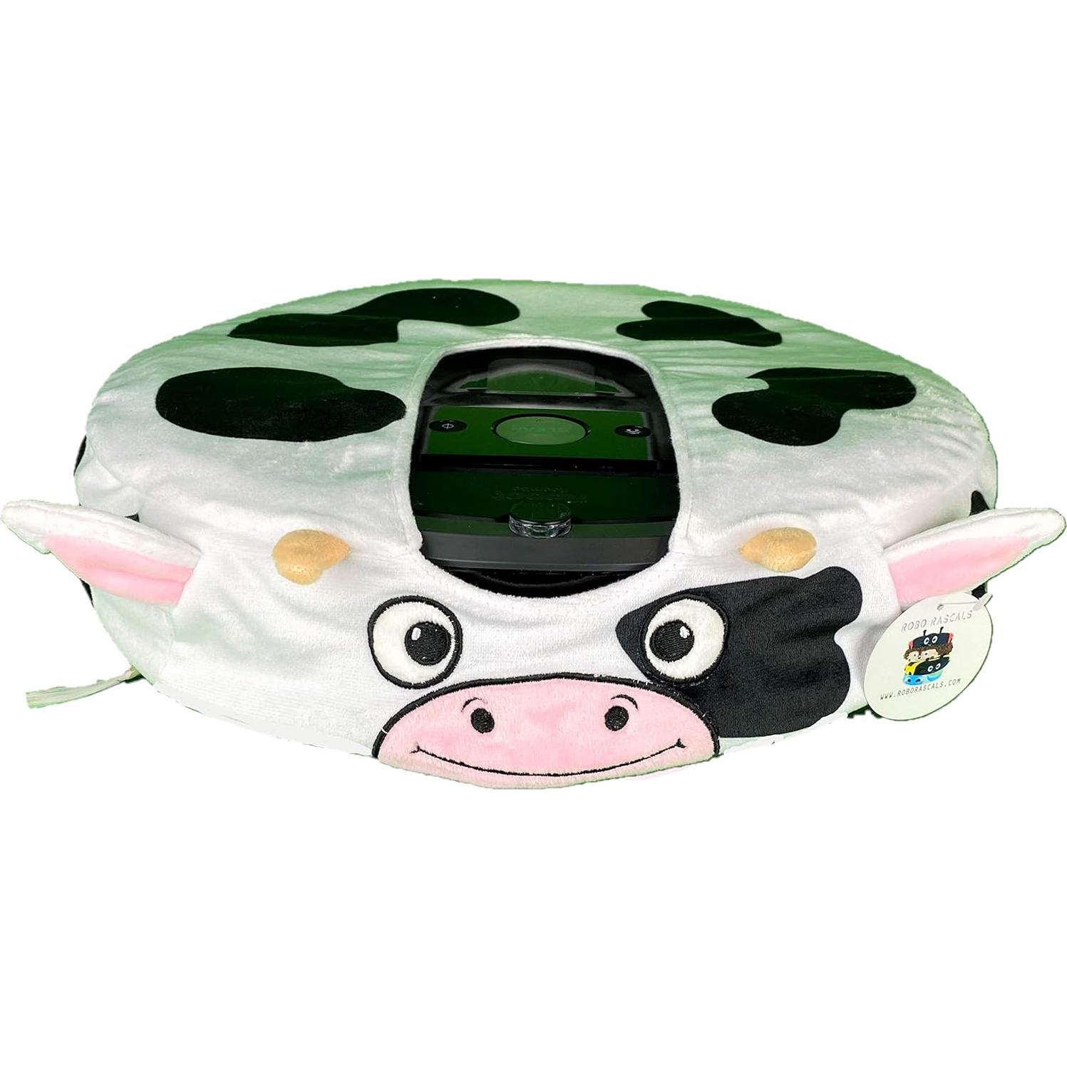 Cubierta Chester la Vaca para Aspiradoras Robóticas iRobot y Shark