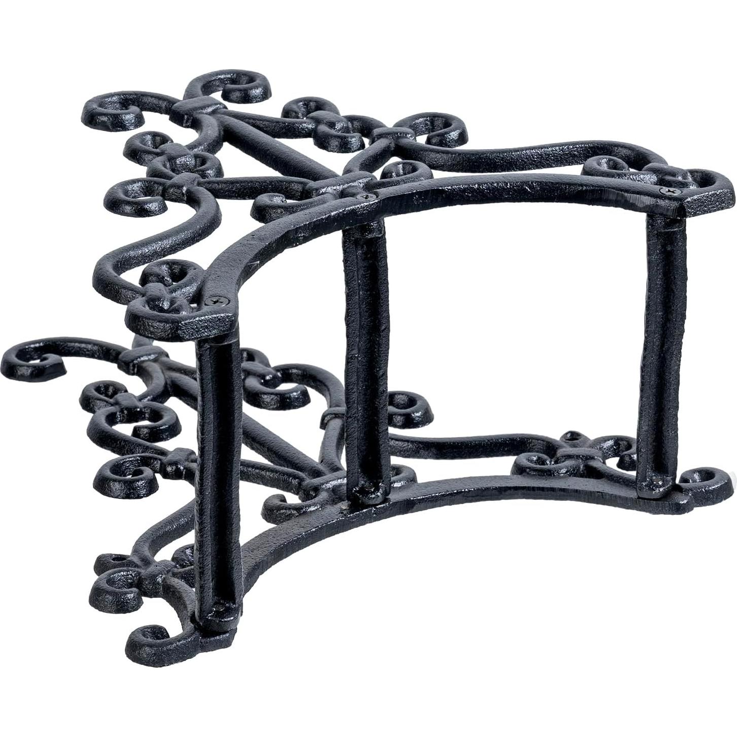 Soporte de Manguera de Jardín MyGift Montado en Pared Hierro Fundido