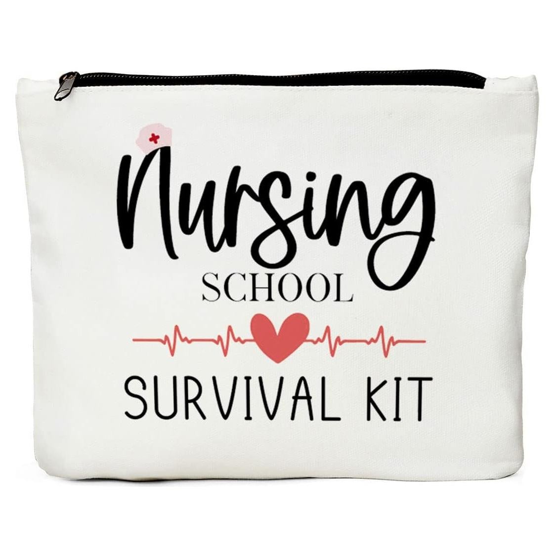 Neceser de Enfermería JIUWEIHU Bolsa de Maquillaje 23.88x17.53cm