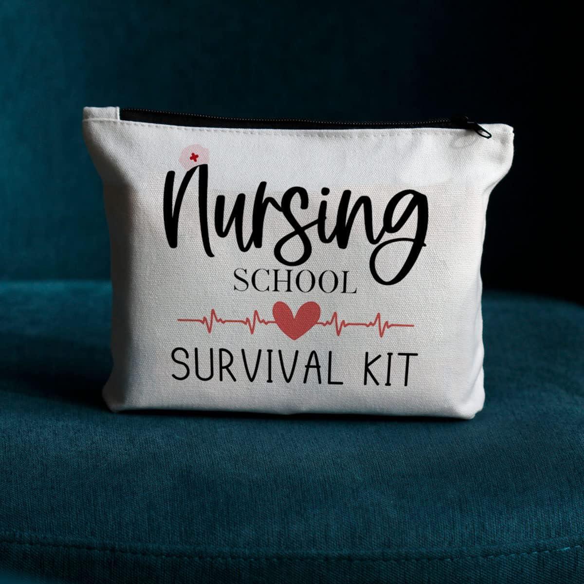 Neceser de Enfermería JIUWEIHU Bolsa de Maquillaje 23.88x17.53cm