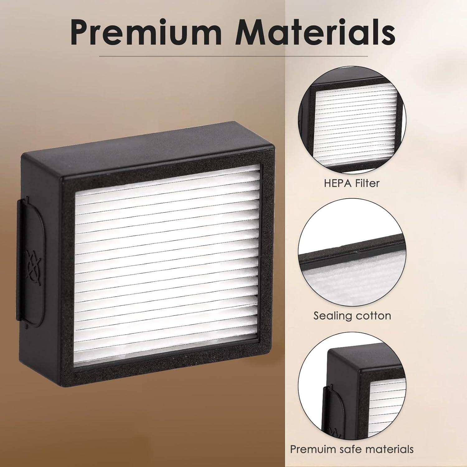 Filtro HEPA de Reemplazo FILTERIST para iRobot Roomba Combo j7/j7+/j9+ - 3 Piezas