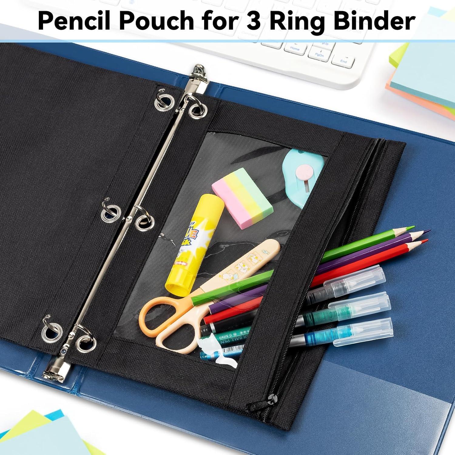 Estuche V-Opitos Rosa 2p para Carpeta 3 Anillas con Cremallera