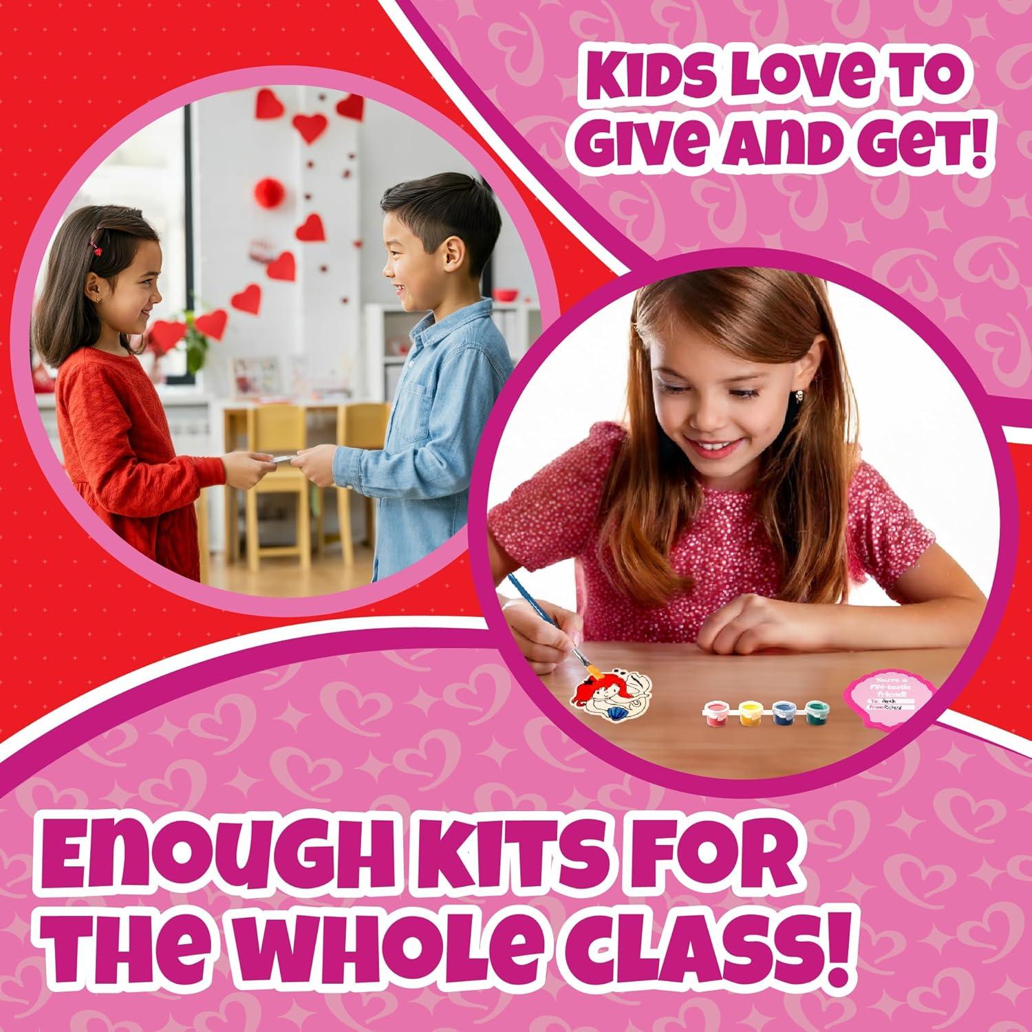 Kit de Pintura de Madera SCS Direct 24 Piezas Sirena y Pirata