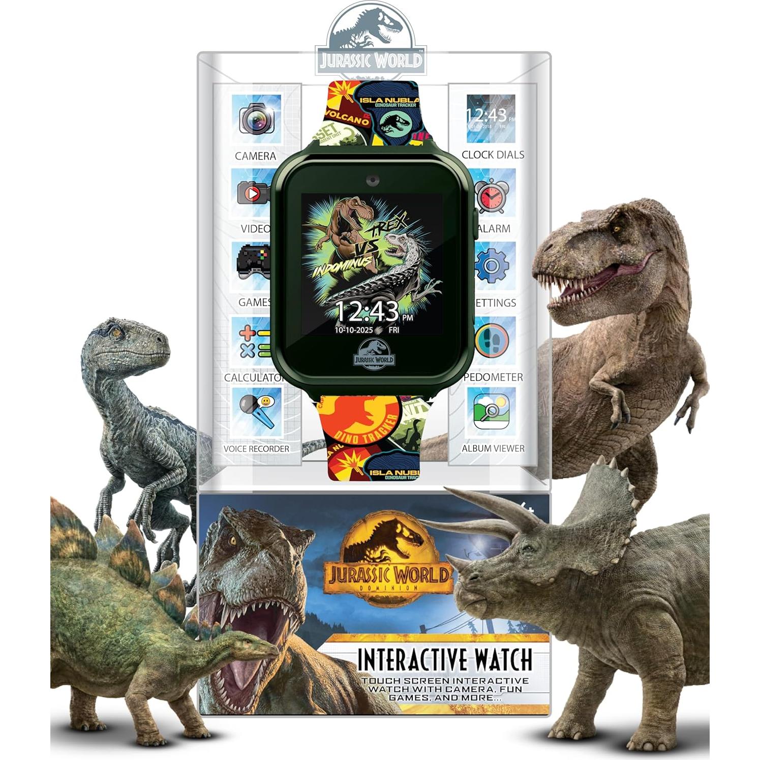 Reloj Inteligente Jurassic World para Niños con Cámara y Juegos