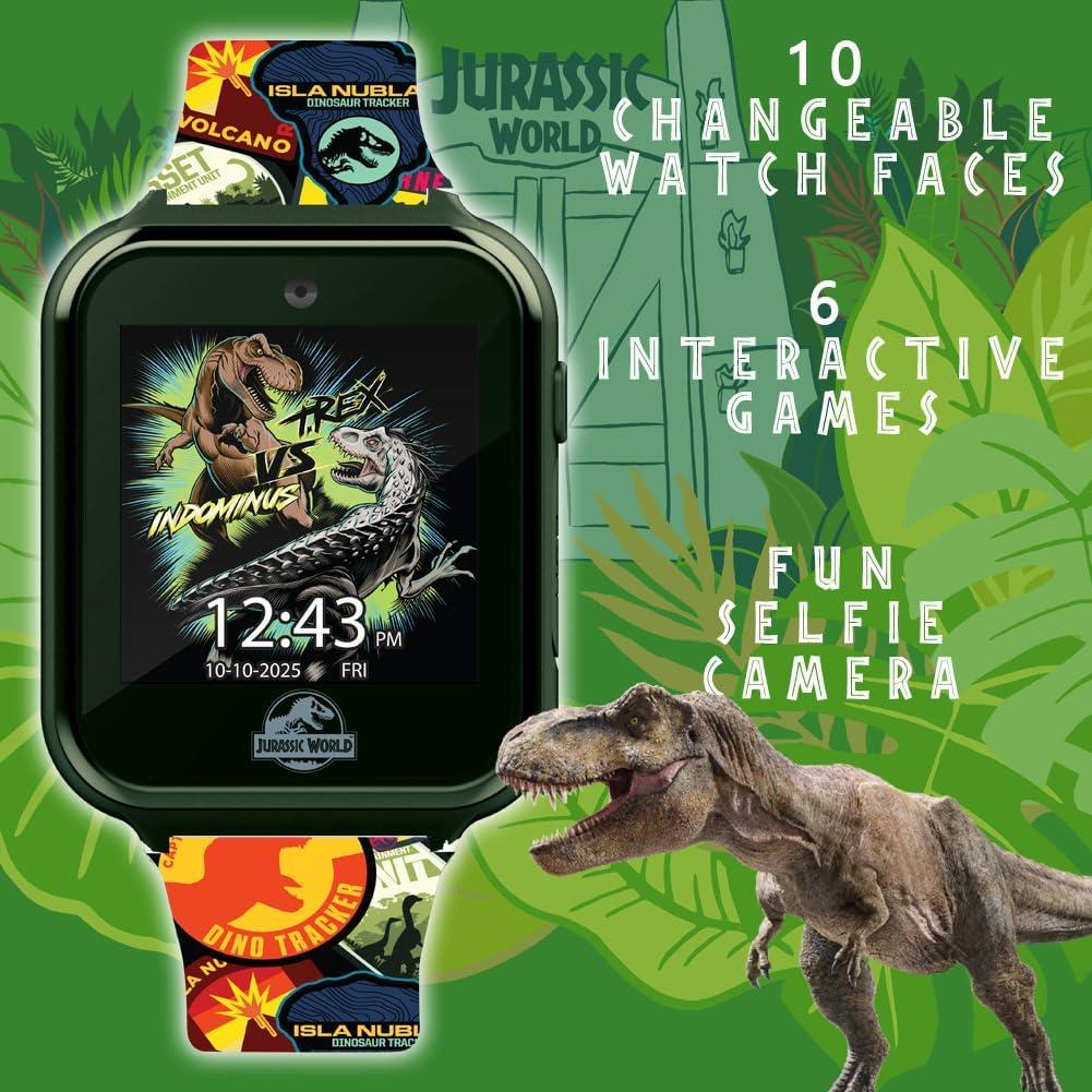 Reloj Inteligente Jurassic World para Niños con Cámara y Juegos
