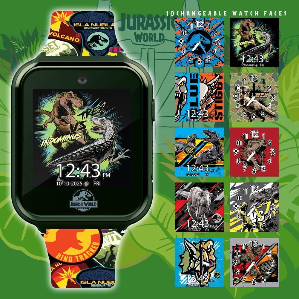 Reloj Inteligente Jurassic World para Niños con Cámara y Juegos