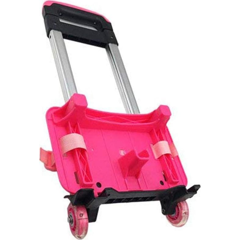 Carro de Mano VILINKOU Plegable Rosa 22.5 kg 6 Ruedas