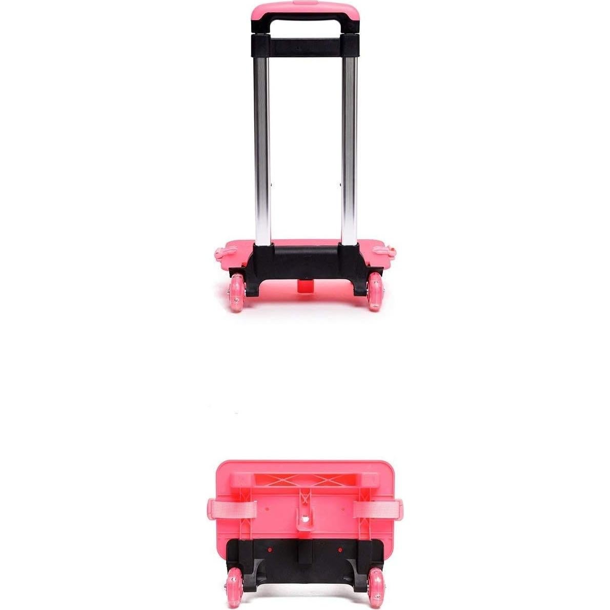 Carro de Mano VILINKOU Plegable Rosa 22.5 kg 6 Ruedas