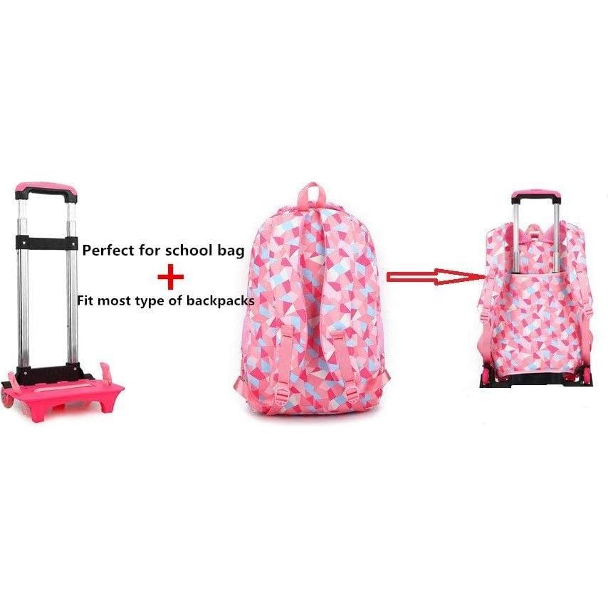 Carro de Mano VILINKOU Plegable Rosa 22.5 kg 6 Ruedas