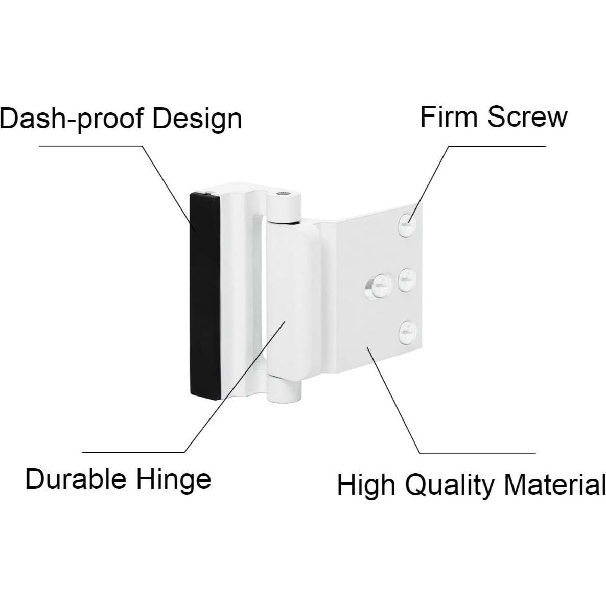 Cerradura de Refuerzo SUCOLE DDLCW12 para Puerta - Seguridad Extra