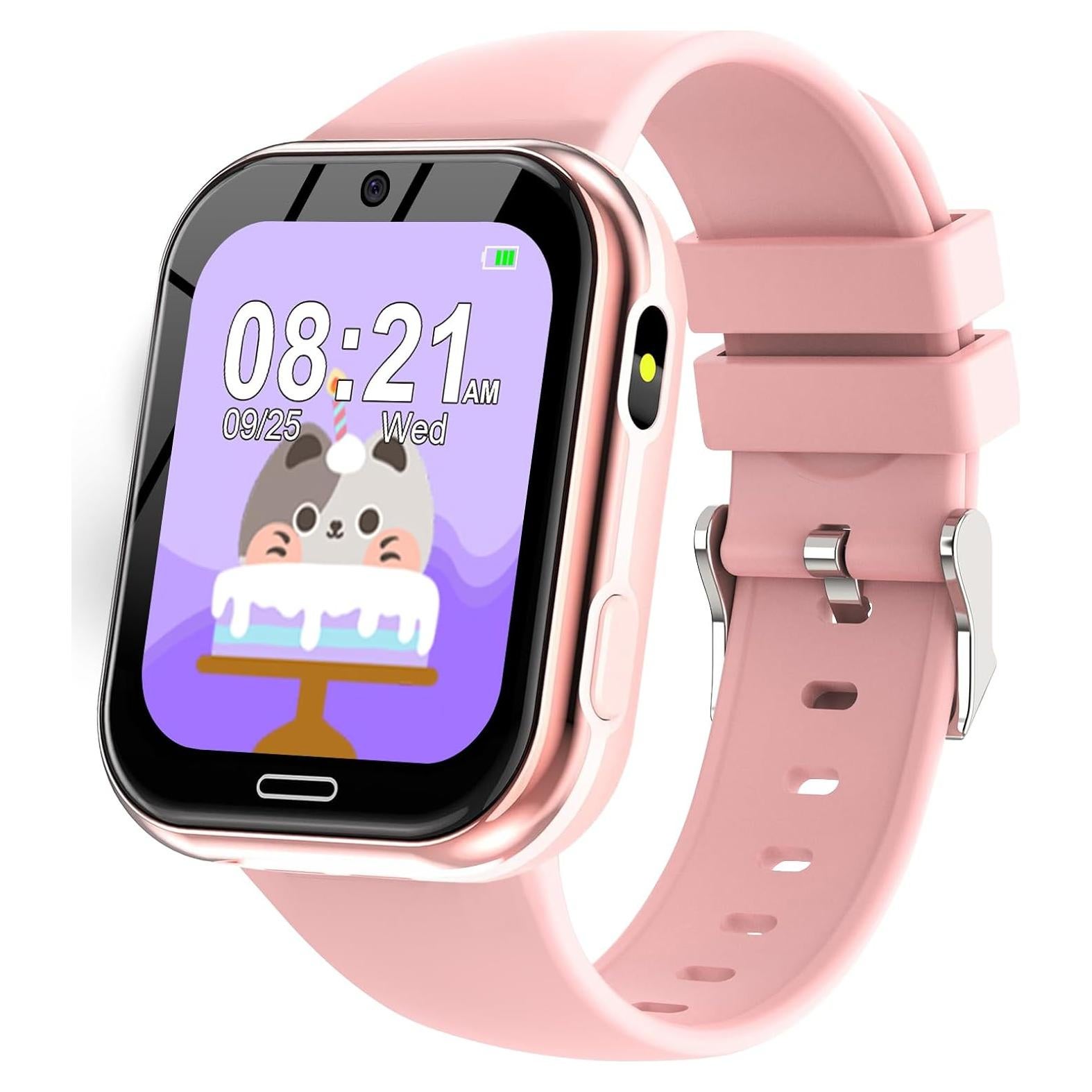Reloj Inteligente Lurkir X53 Rosa con Juegos y Cámara