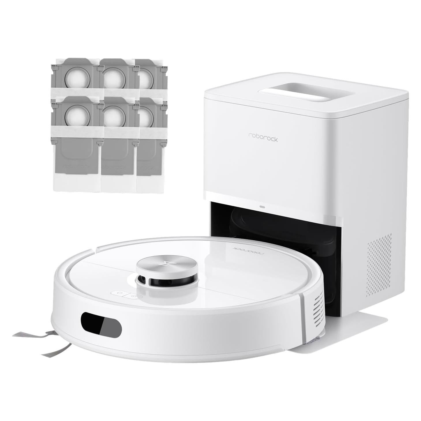 Aspiradora Robot Roborock Q7 M5+ Blanca con 6 Bolsas Desechables