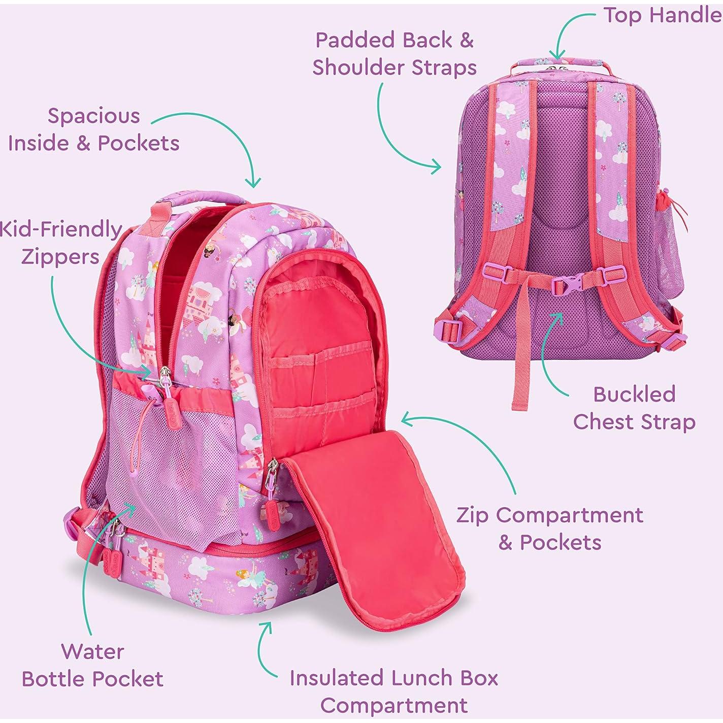 Mochila 2-en-1 Bentgo para Niños 40,64 cm con Almuerzo Hadas