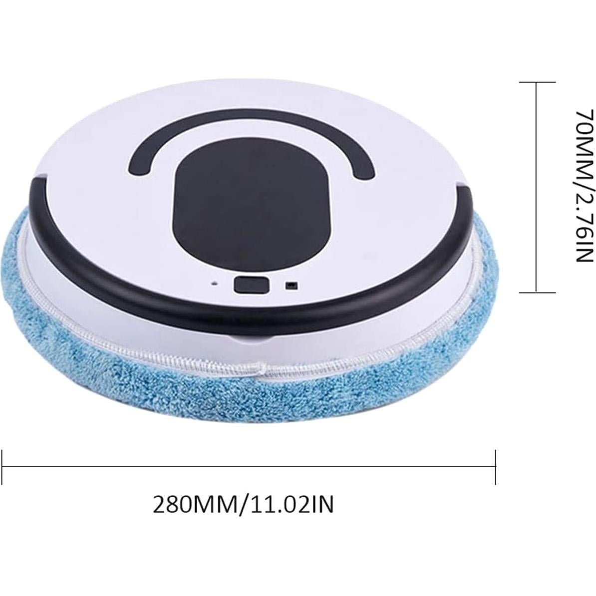 5V Robot Vacuum Cleaner Mopping Robot Automatic Mopper Powerful Low Noise USB Rechargeable Sweeping Sweeper 3 Cleaning Modes (Color : B) (White)