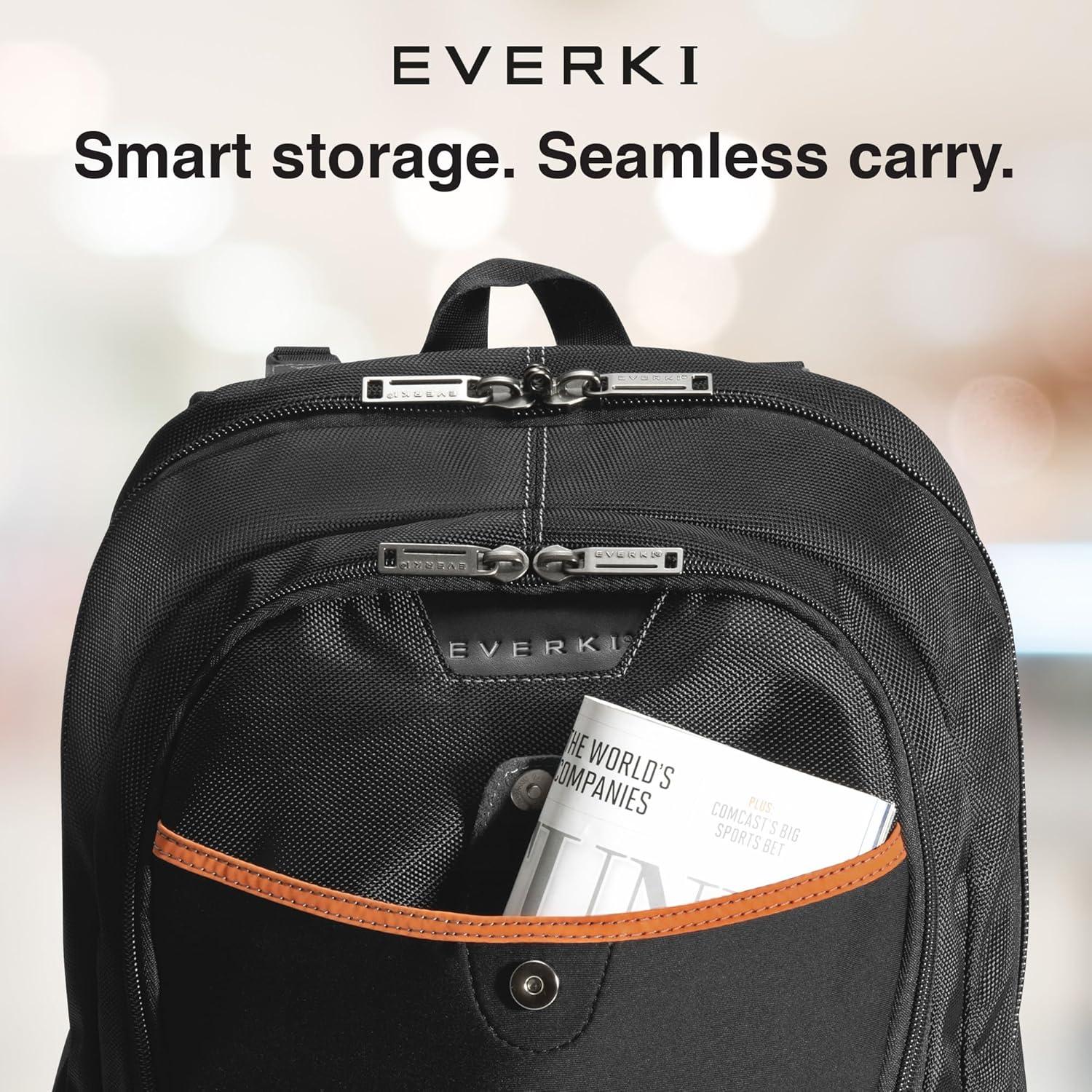 Mochila para Laptop EVERKI Glide 17.3" Resistente y Reflectante