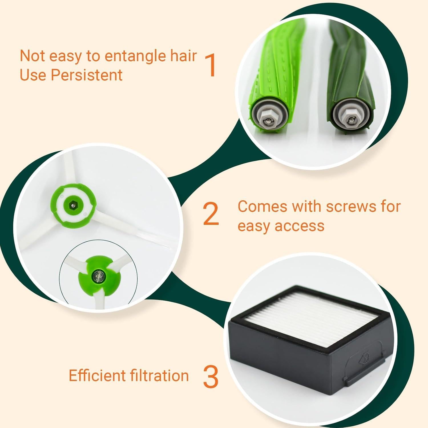 Accesorios Yojolee para iRobot Roomba i1-i8 y J Series