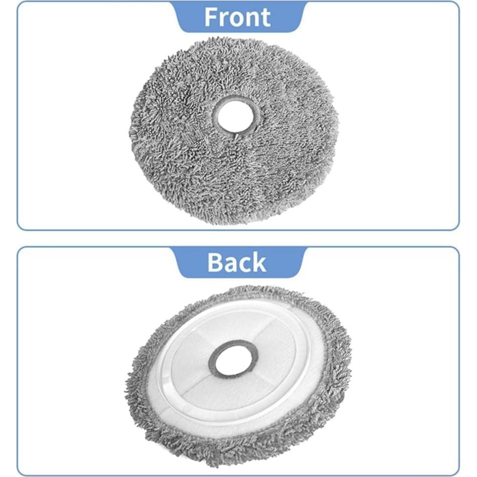 6 Almohadillas de Mopa Lavables para Aspiradora Lydsto W2