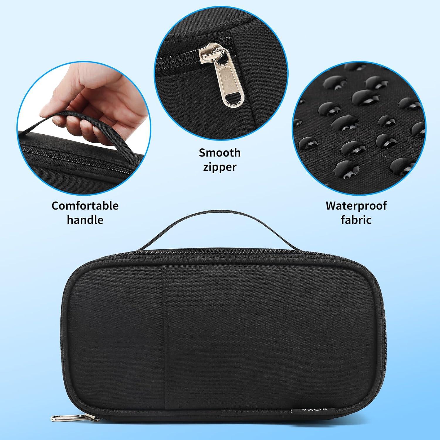 Estuche de Lápices XQXA PC-2216-BT Negro Gran Capacidad