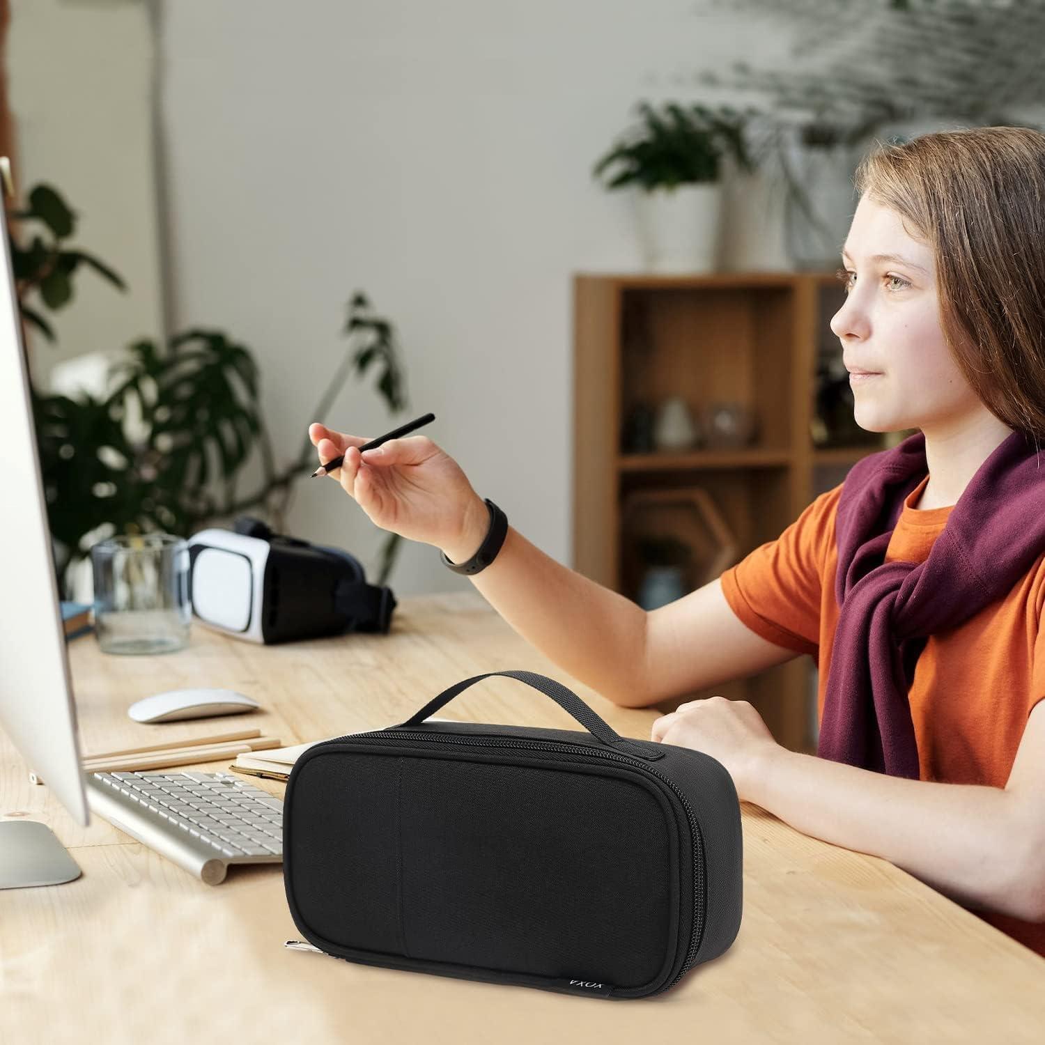 Estuche de Lápices XQXA PC-2216-BT Negro Gran Capacidad