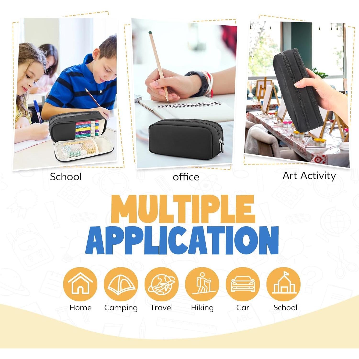 Estuche de Lápices DF-PC-001 Negro Gran Capacidad