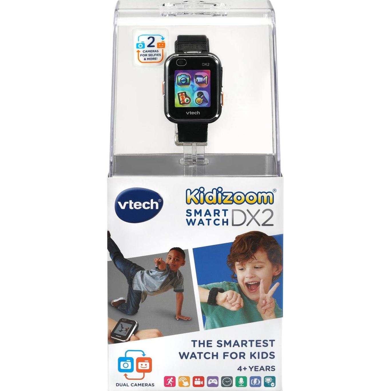 Reloj Inteligente VTech KidiZoom DX2 para Niños, Negro