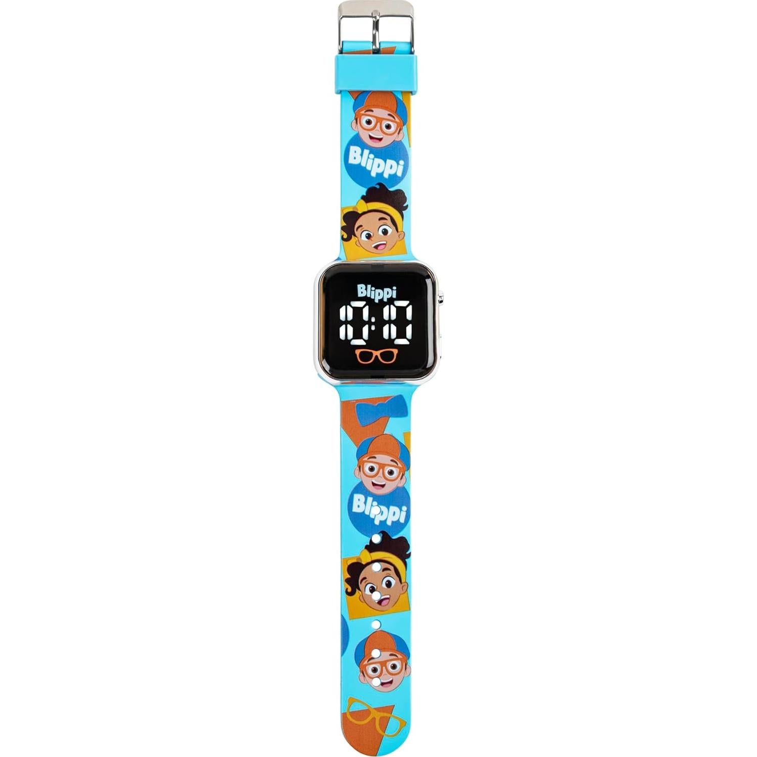 Reloj LED para Niños Blippi - Correa Azul Interactiva
