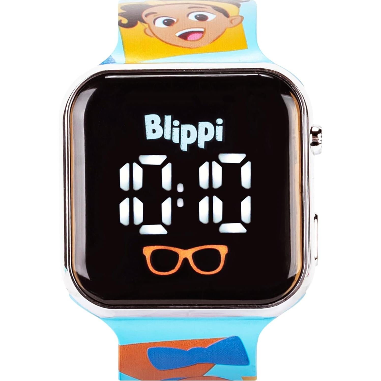 Reloj LED para Niños Blippi - Correa Azul Interactiva
