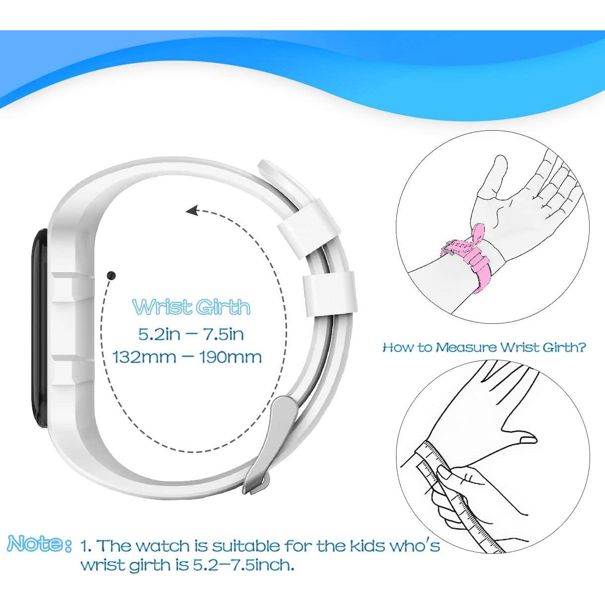 Reloj Digital Focwony para Niños con Contador de Pasos LED