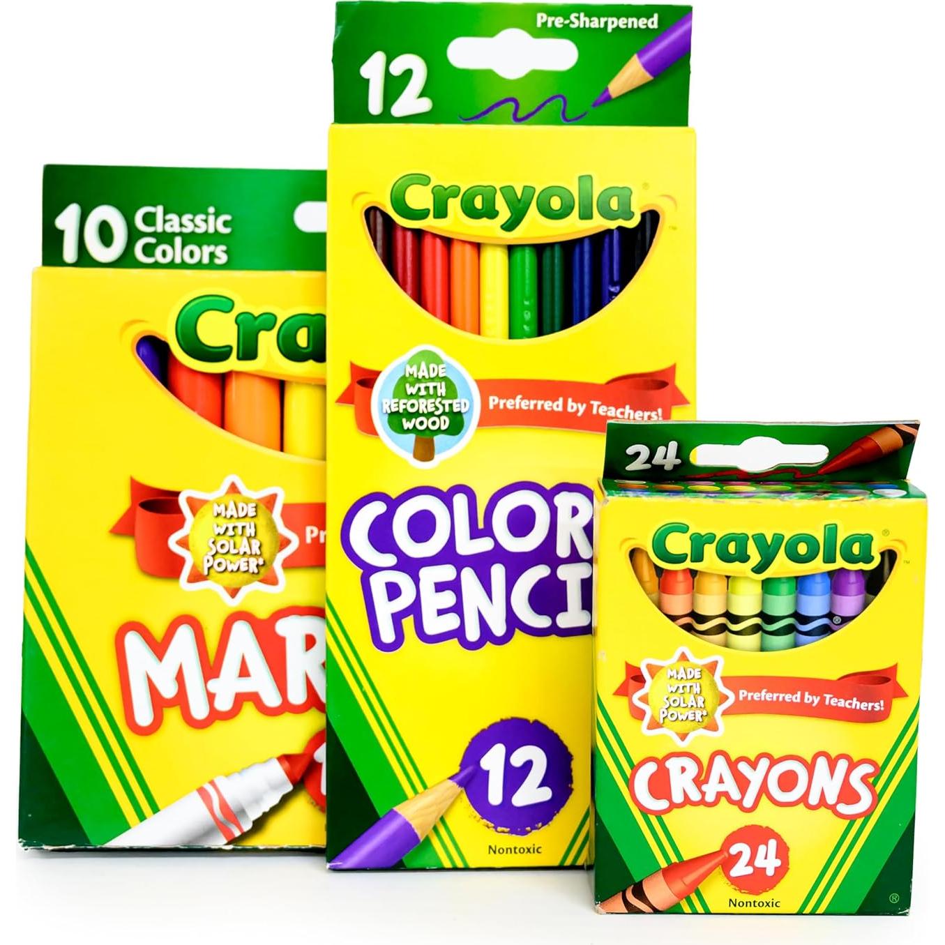 Caja de Suministros Escolares Esenciales - 91 Piezas