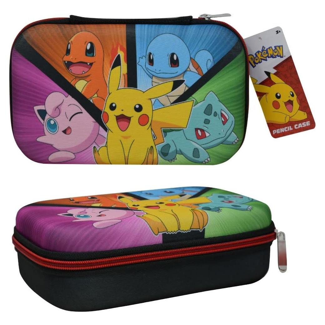 Estuche de Lápices Pokémon 22x14cm con Cierre Cremallera