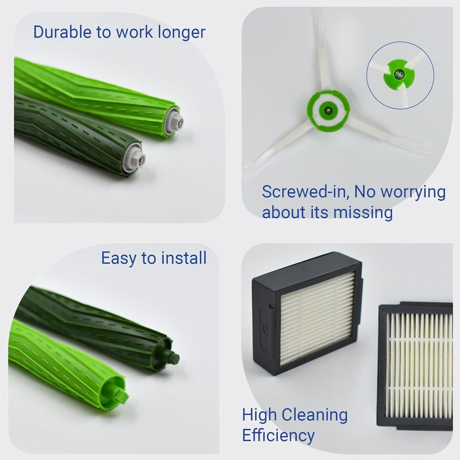 Kit de Accesorios para Aspiradora Robótica iRobot Roomba i1-i8