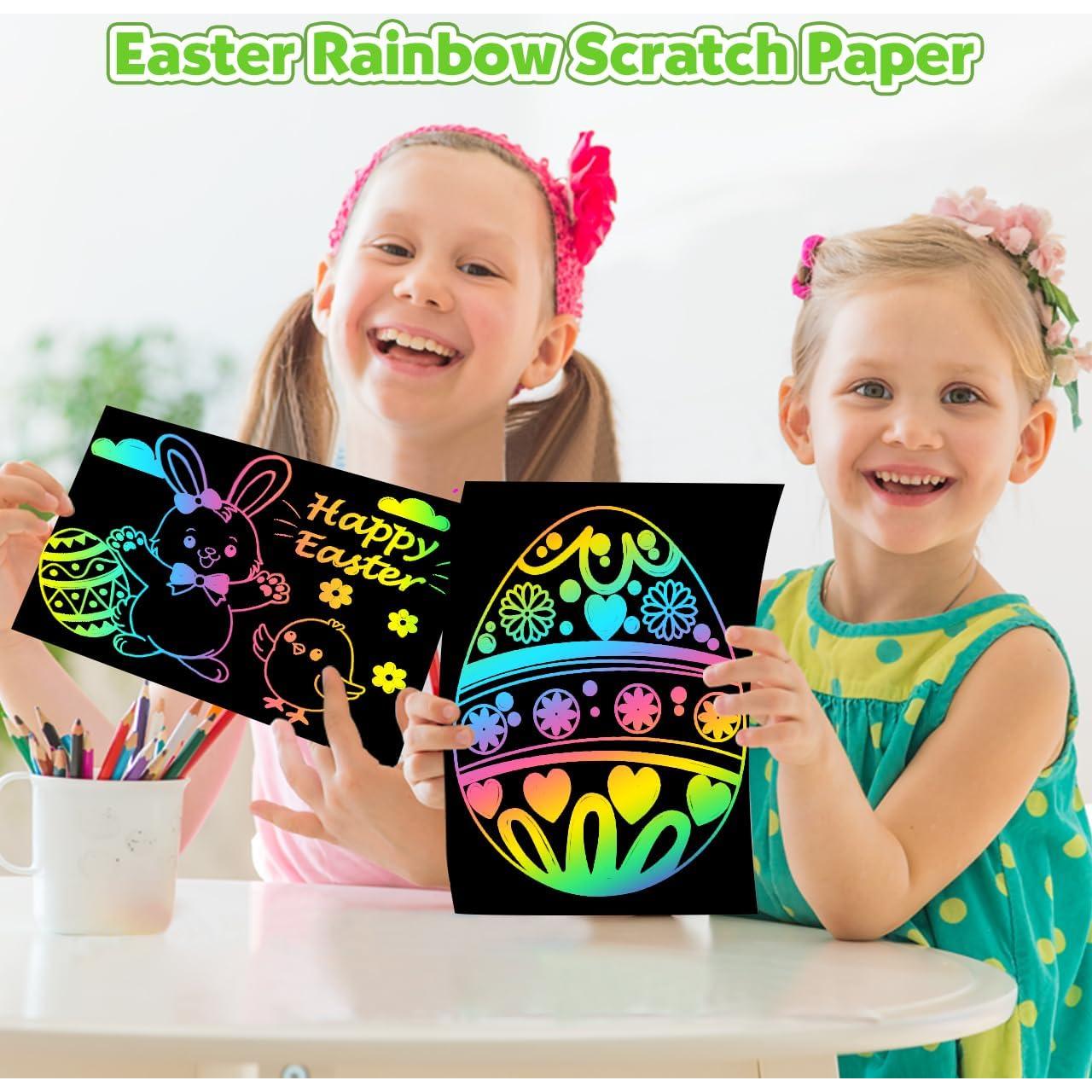 Kit de Arte de Rascar ZMLM 50PCS para Niños 4-12 Años