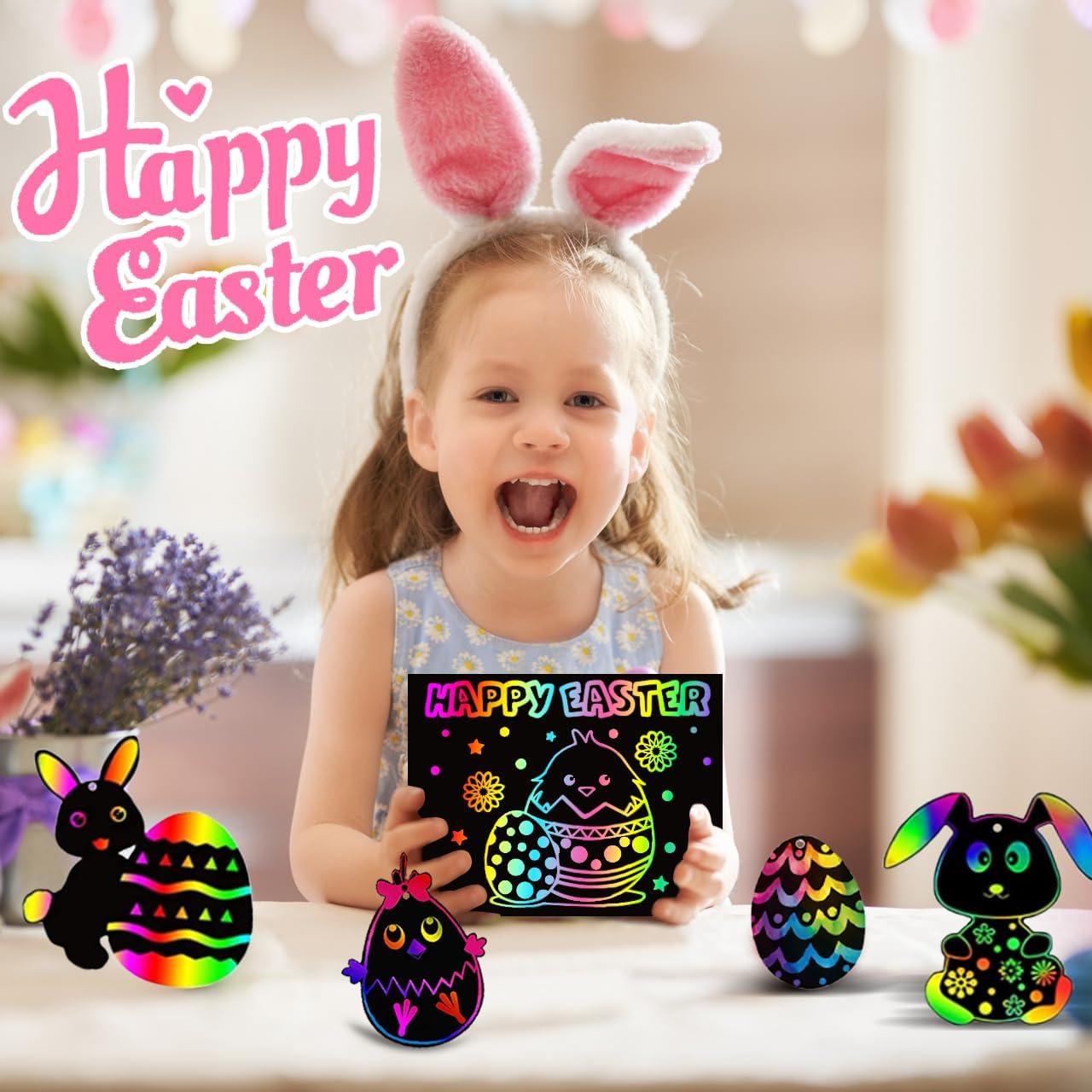 Kit de Arte de Rascar ZMLM 50PCS para Niños 4-12 Años