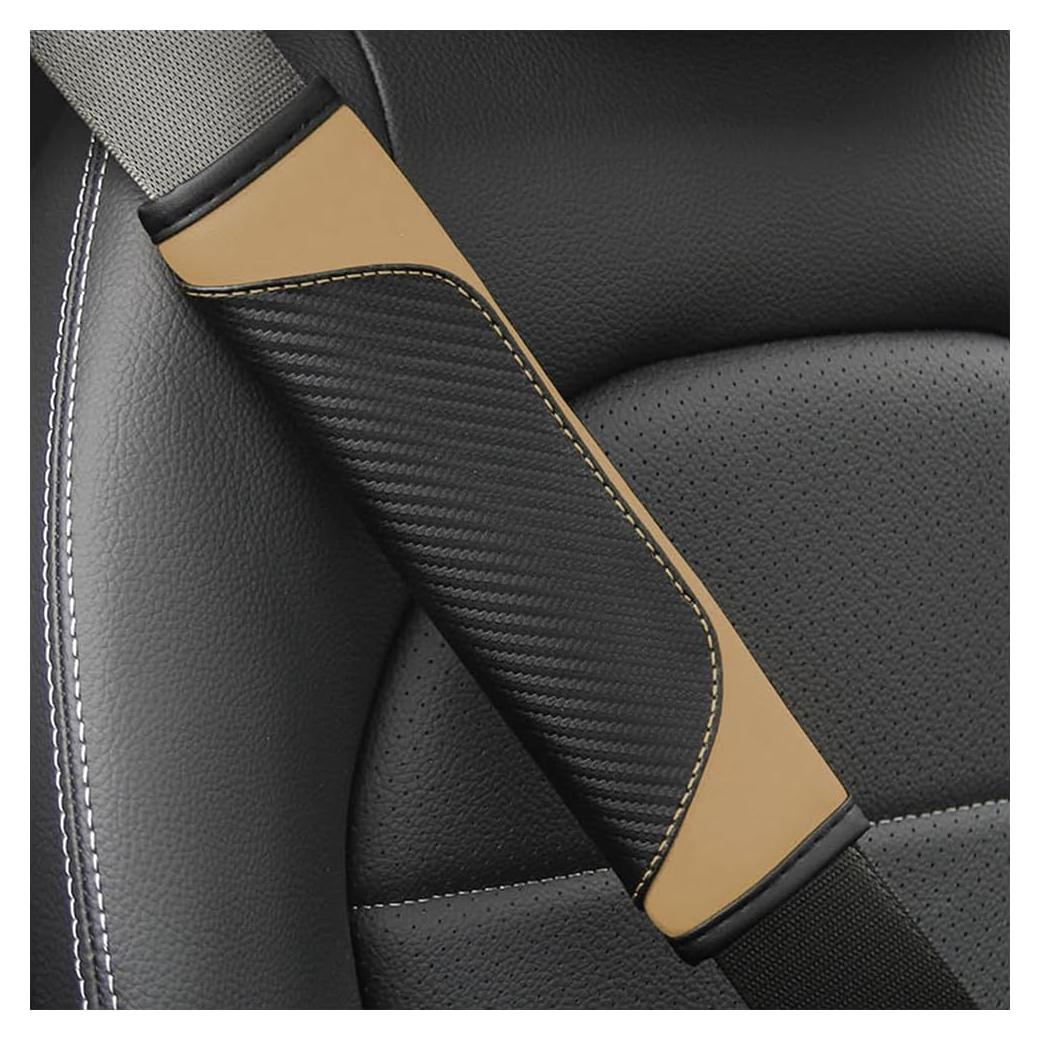 Funda de Cinturón de Seguridad Osilly Beige - 2 Piezas