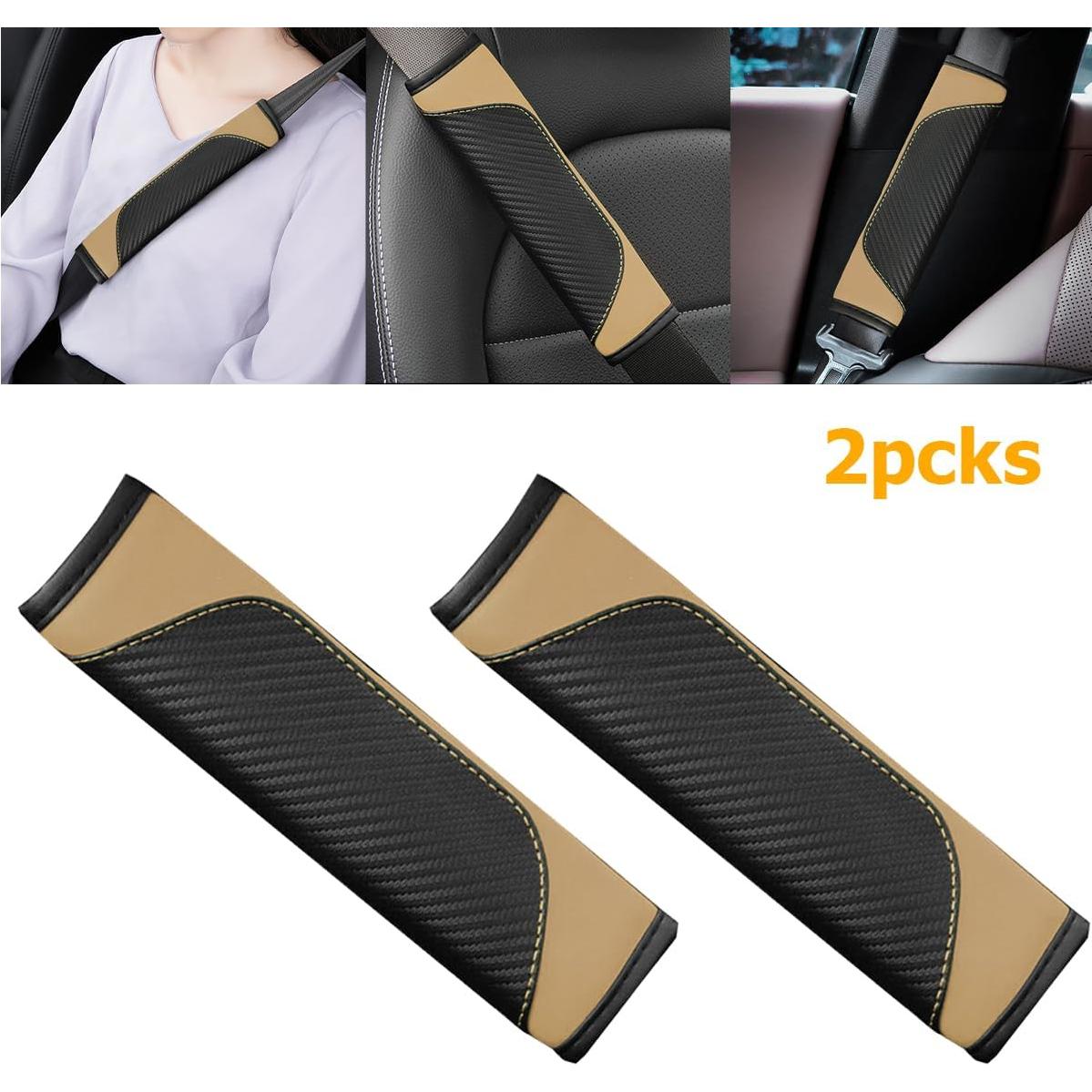 Funda de Cinturón de Seguridad Osilly Beige - 2 Piezas