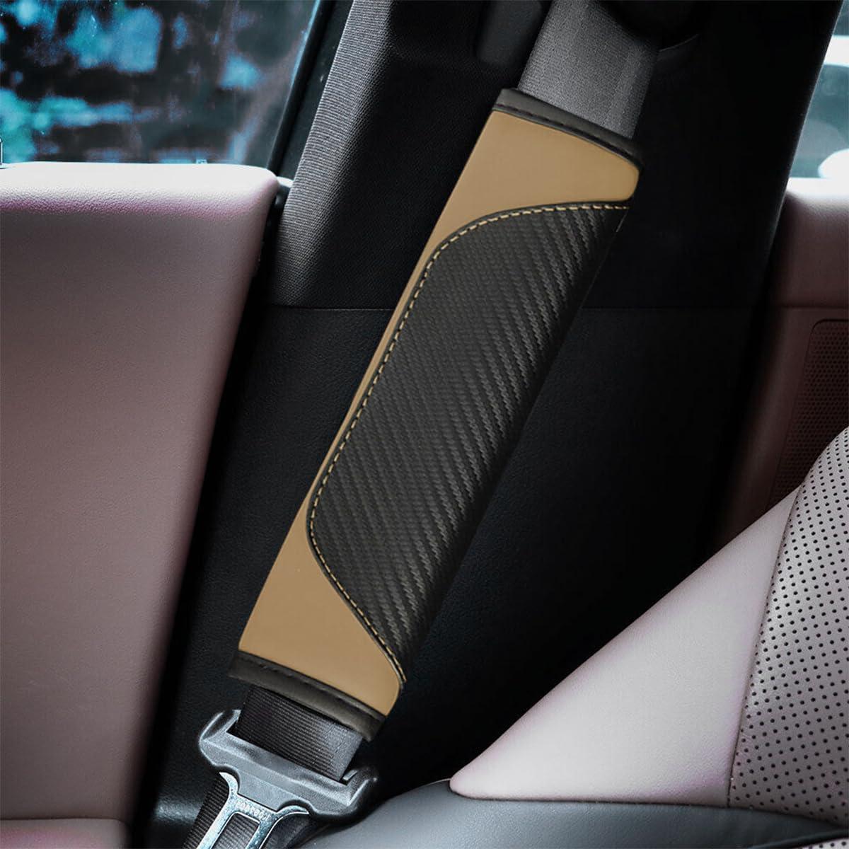 Funda de Cinturón de Seguridad Osilly Beige - 2 Piezas