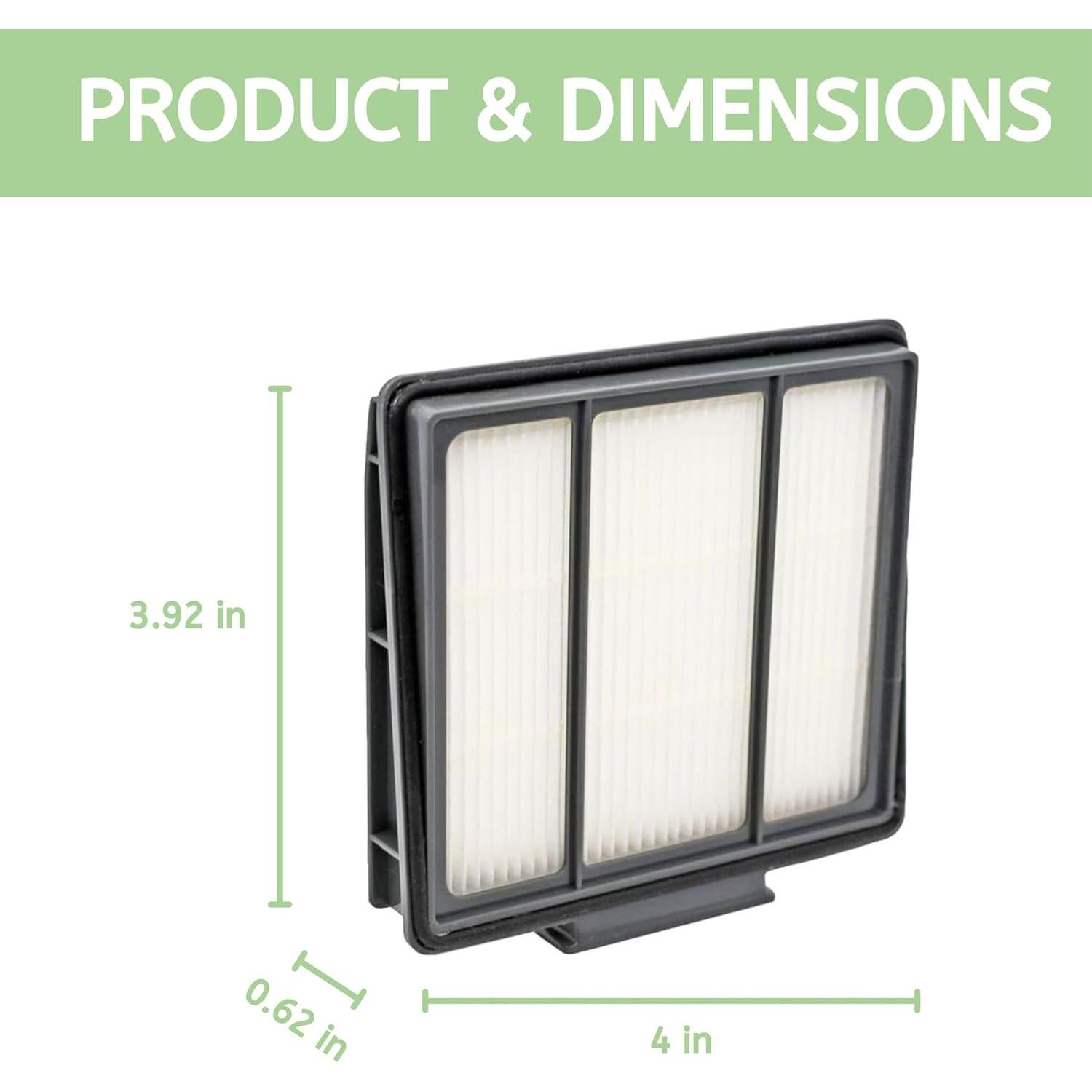 Filtros HEPA Nispira HBRVFFK950 para Aspiradoras Robot Shark - 2 Pzs