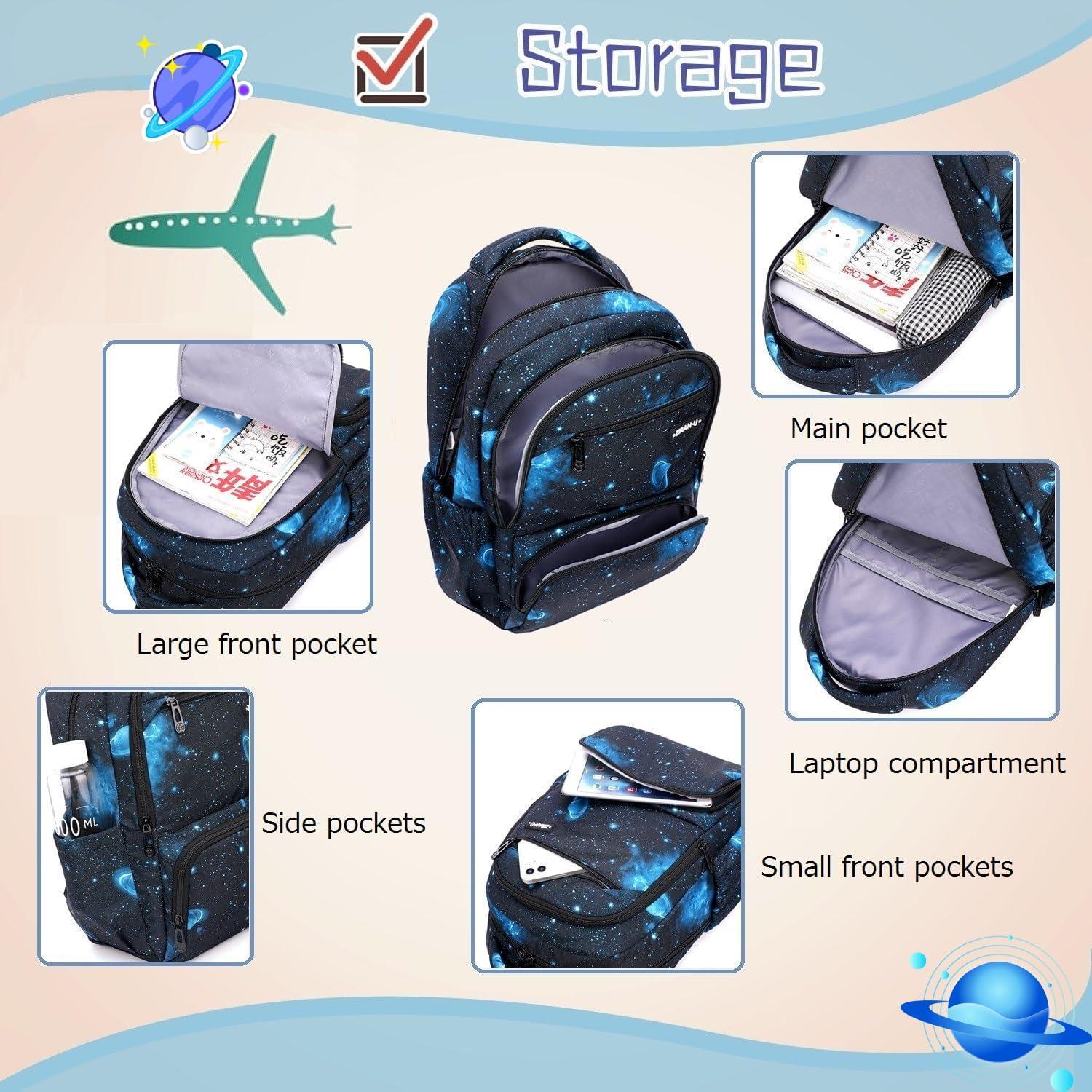 Mochila Rodante Etaishow para Niños 32x20x43cm Azul