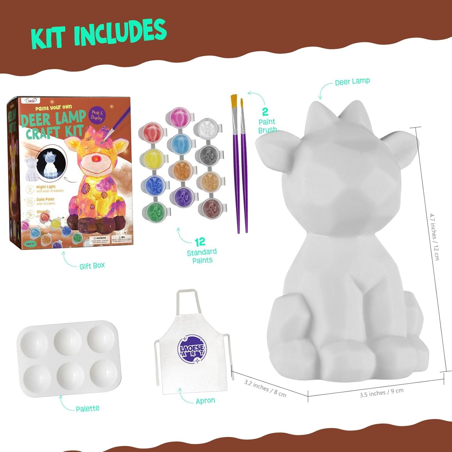Kit de Pintura de Ciervo LAOESE para Niños 6-12 Años