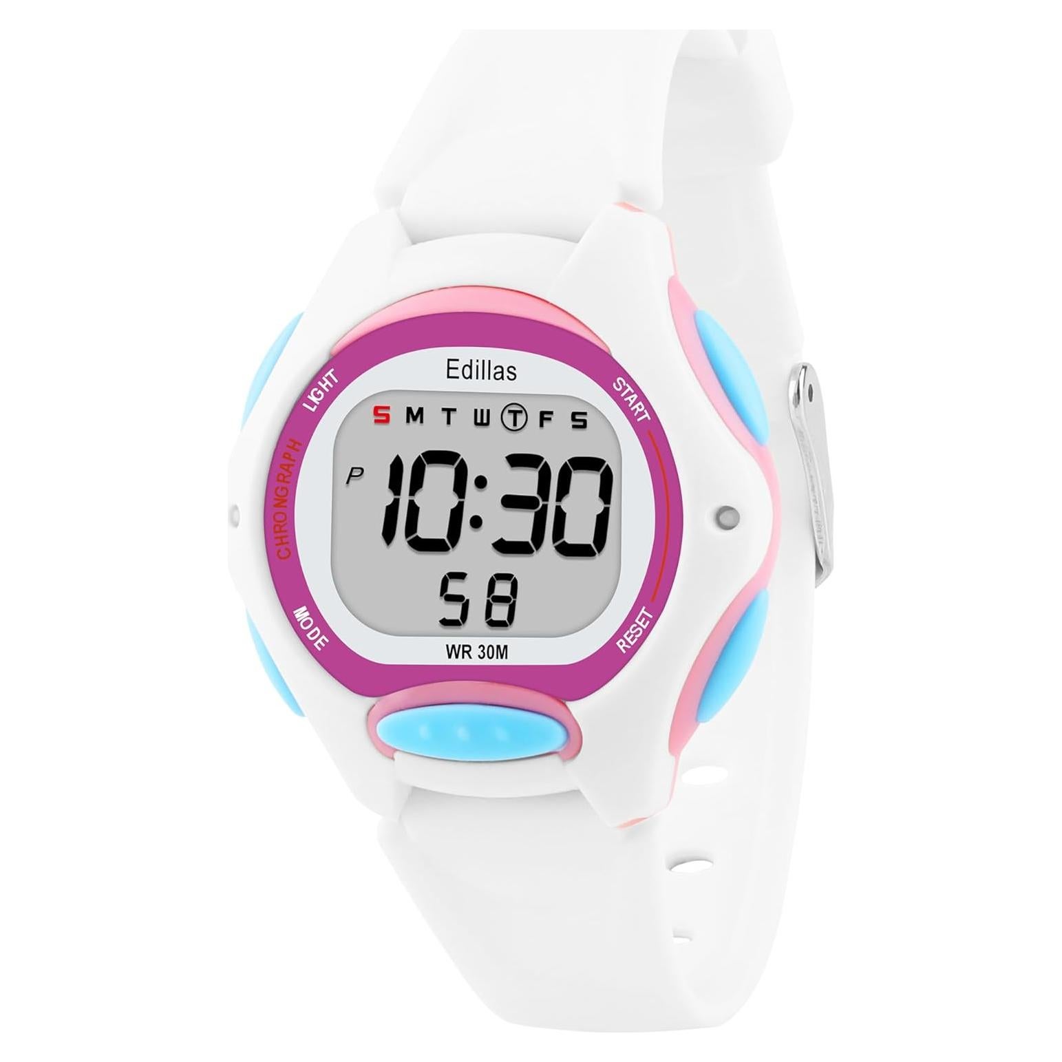 Reloj Digital Yadelai para Niños, Impermeable y Multifuncional