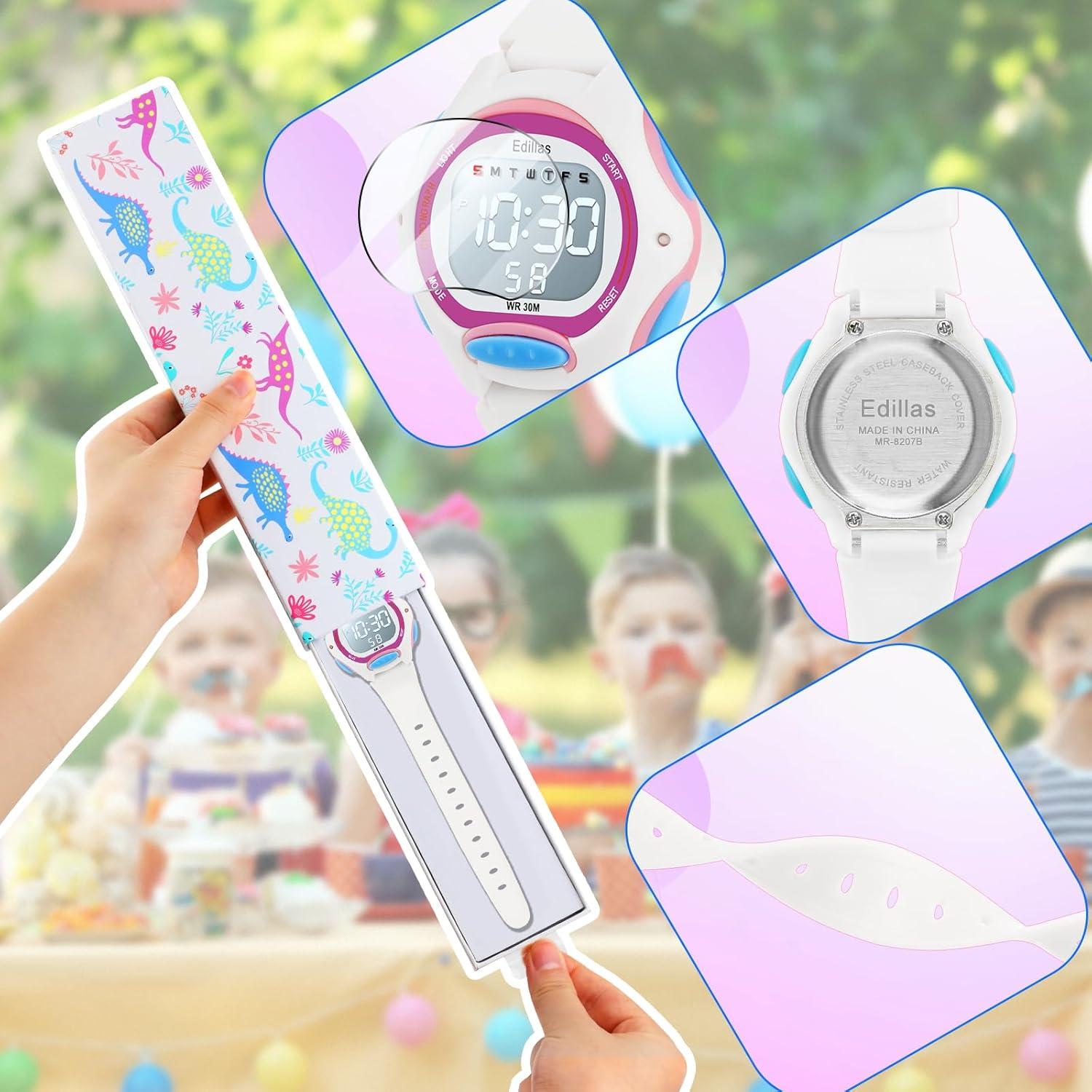 Reloj Digital Yadelai para Niños, Impermeable y Multifuncional