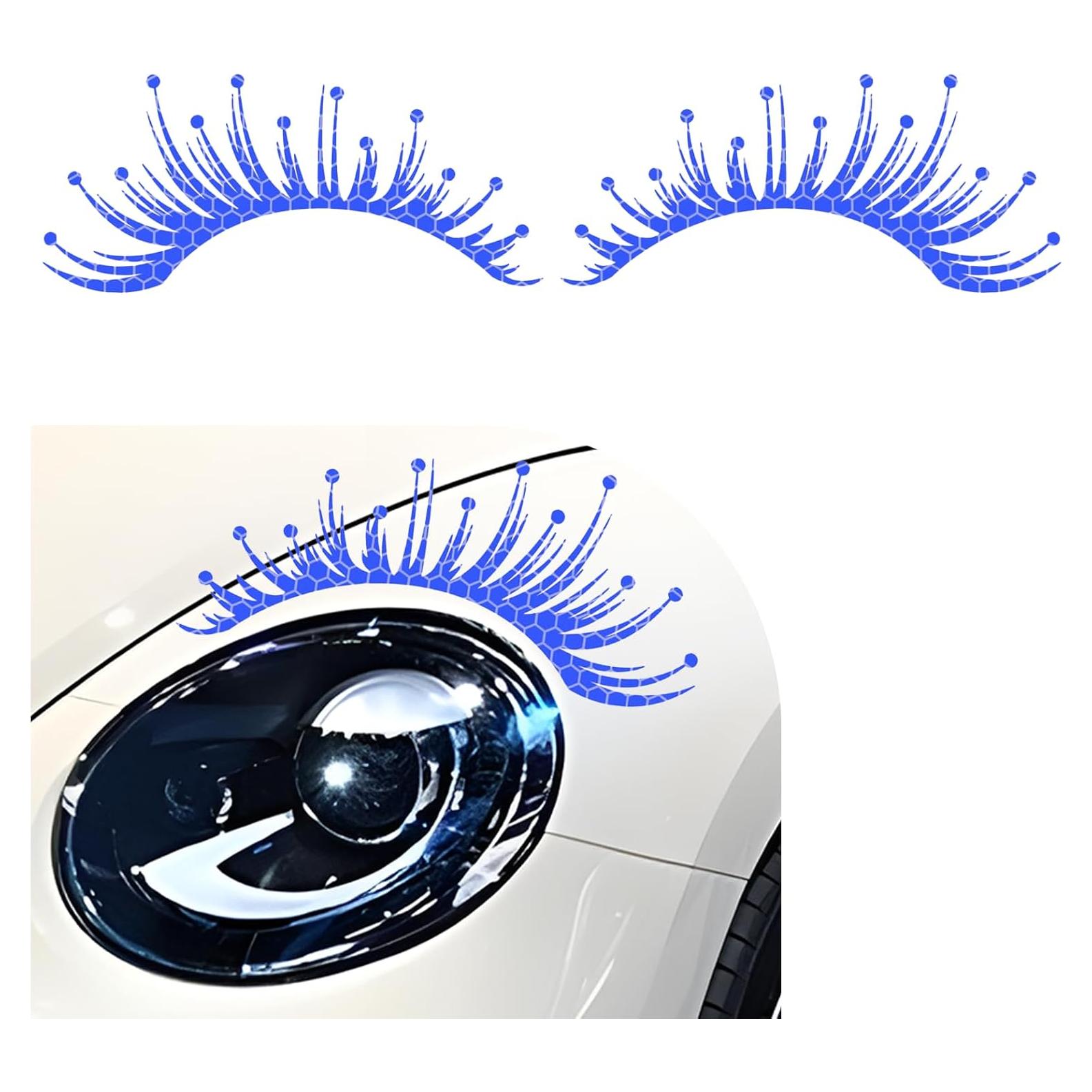 Calcomanías Reflectantes para Faros de Coche Wuyaoyao Azul