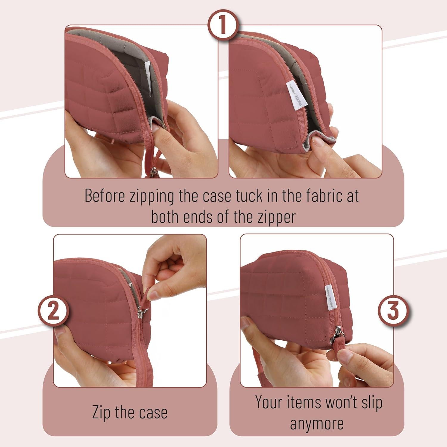 Estuche de Lápiz Mr. Pen Rojo 19.9x11.3x6.1 cm Acolchado