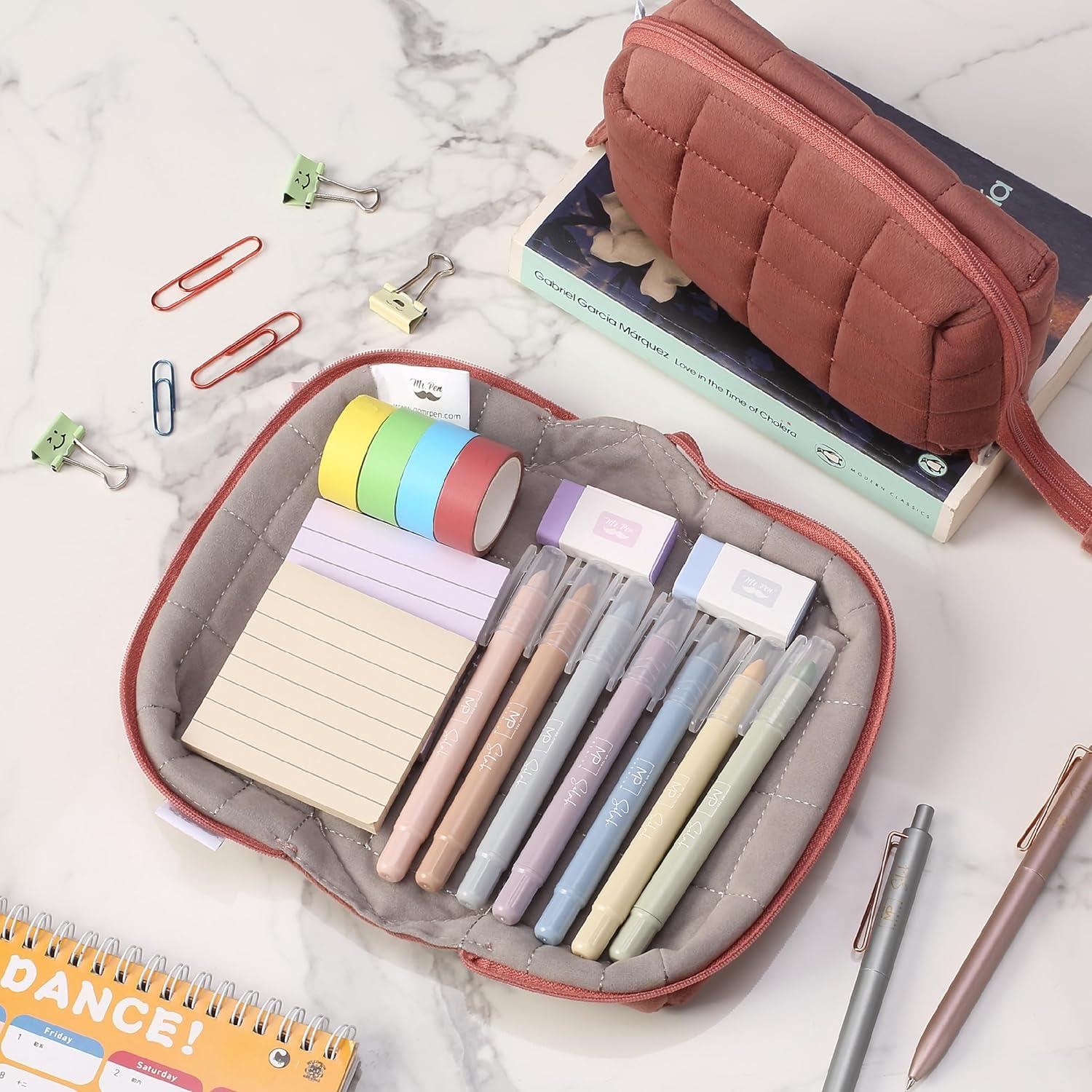 Estuche de Lápiz Mr. Pen Rojo 19.9x11.3x6.1 cm Acolchado