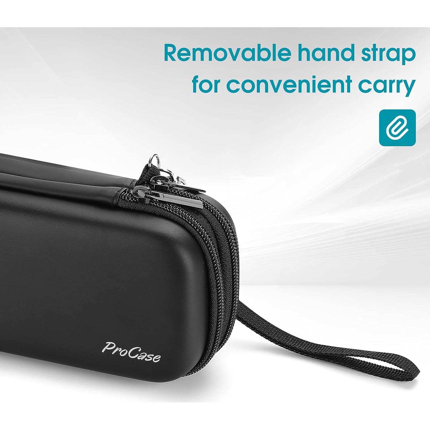 Estuche ProCase para Lápices y Bolígrafos Negro 2 Capas