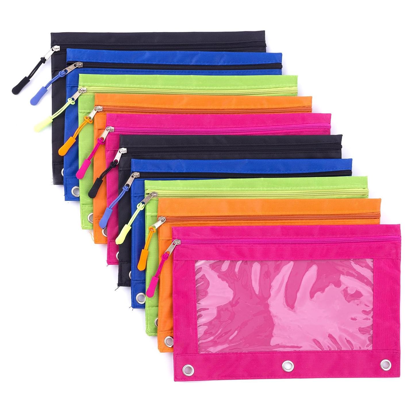 Bolsas de lápices DoDoMagxanadu 10 colores 25x18 cm