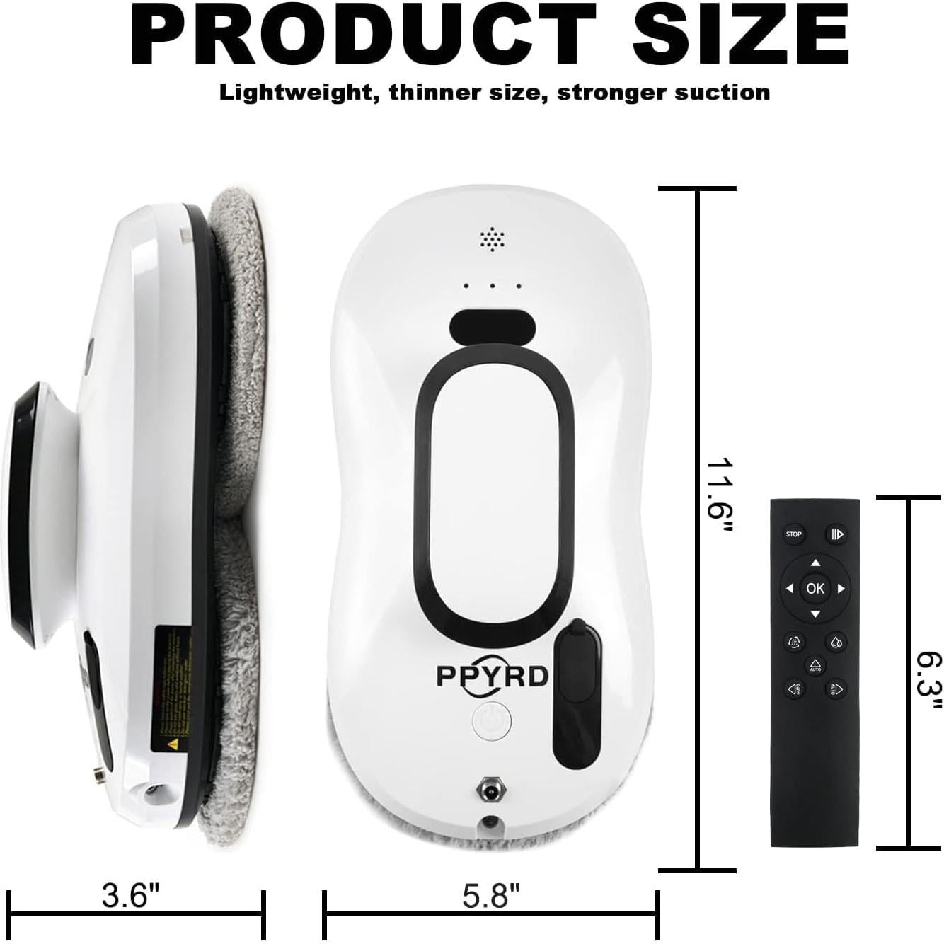 Robot Limpiador de Ventanas Genérico con Control Remoto y Agua